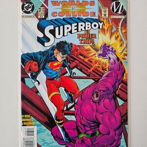 SUPERBOY #6 Jul 1994 DC Comics Worlds Collide 3 - Power Trip! VF/NM